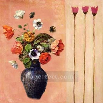 tipos de flores decoradas originales Pinturas al óleo